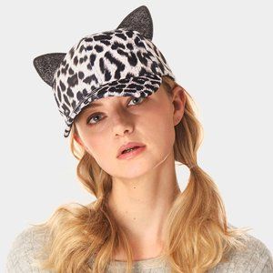 Unique Leopard Hat W/Cat Ears